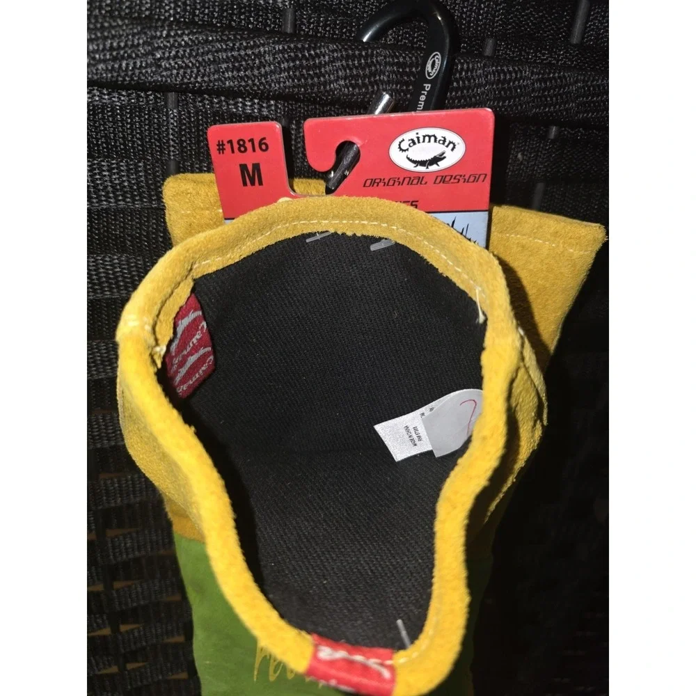Caiman‎ 1816-4 Revolution Deerskin Welding Gloves MIG Stick FR Gauntlet Cuff MED
